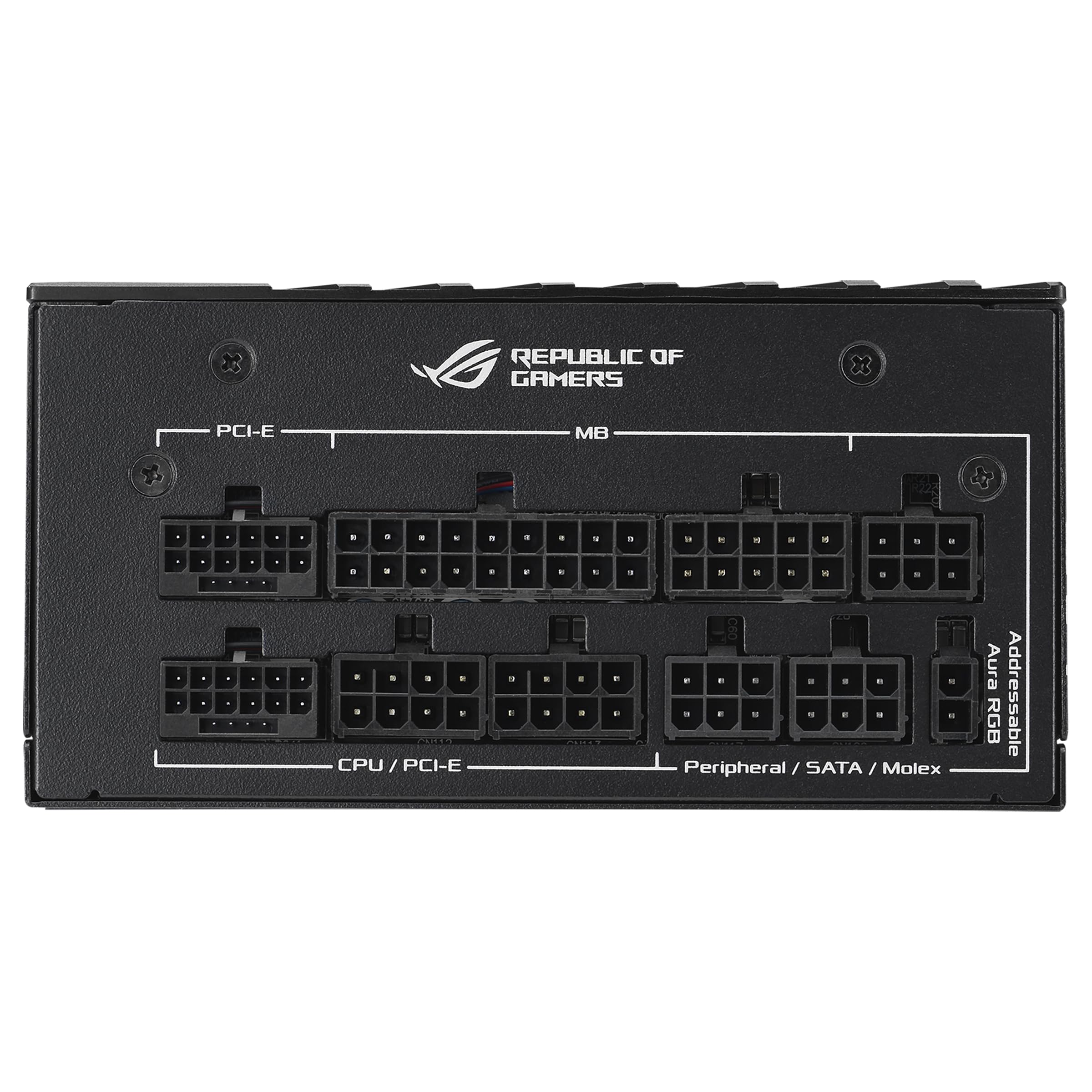 Asus Rog Loki Sfx-L 1200W, Fully Modular Power Supply, 80+ Platinum, 120Mm Pwm Argb Fan, Aura Sync, Atx 3.0 Compatible, Pcie 5.0 Ready, 10 Year Warranty - View 7