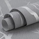 Trafagala Non-Woven Silver Grey Wallpaper 3D Embossed Striped Glitter view 5