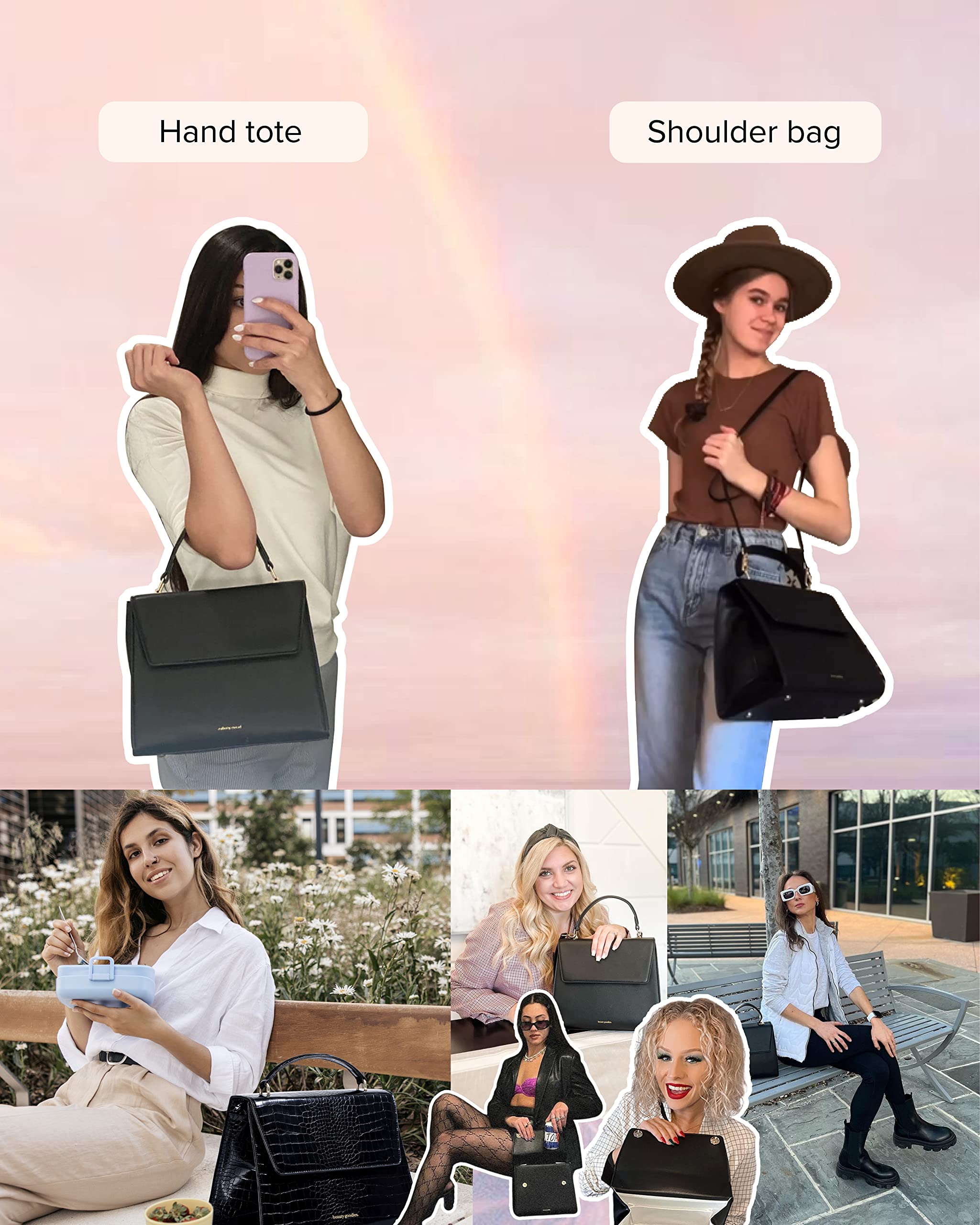 BeautyGoodies Lunch Bag Women Insulated Lunch Bag Purse