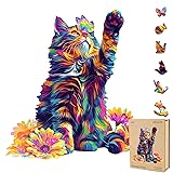 Cat Wooden Puzzles for Adults, Jigsaw Puzzle 200