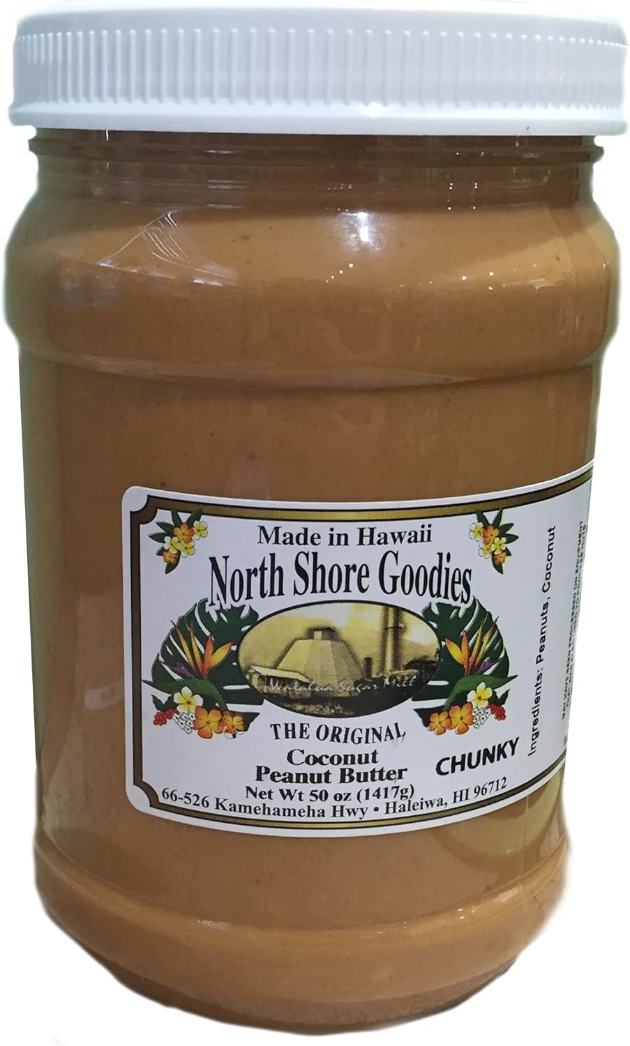 North Shore Goodies CHUNKY Coconut Peanut Butter 2lbs