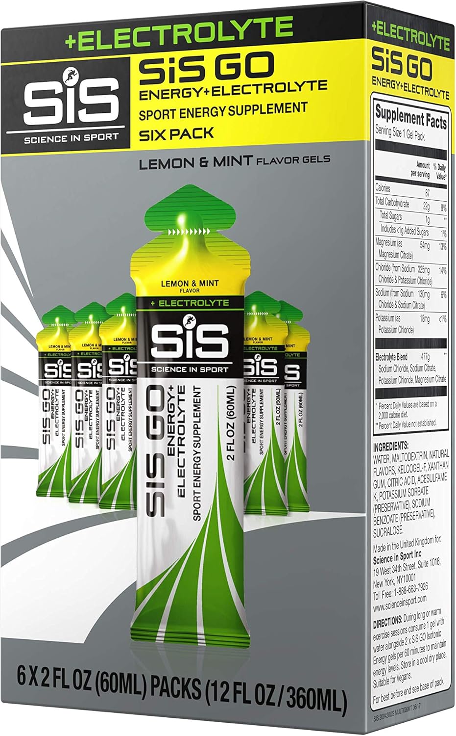 Science in Sport Energy Gel Pack, SIS Energy Gel