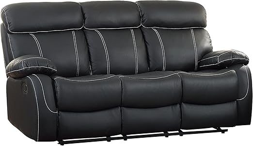 Amazon Com Homelegance Pendu Reclining Sofa Top Grain Leather