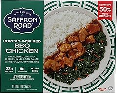 SAFFRON ROAD Korean Fire-Roasted Chicken with Spinach, 10 OZ