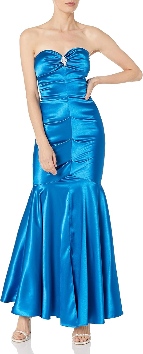 xscape satin gown