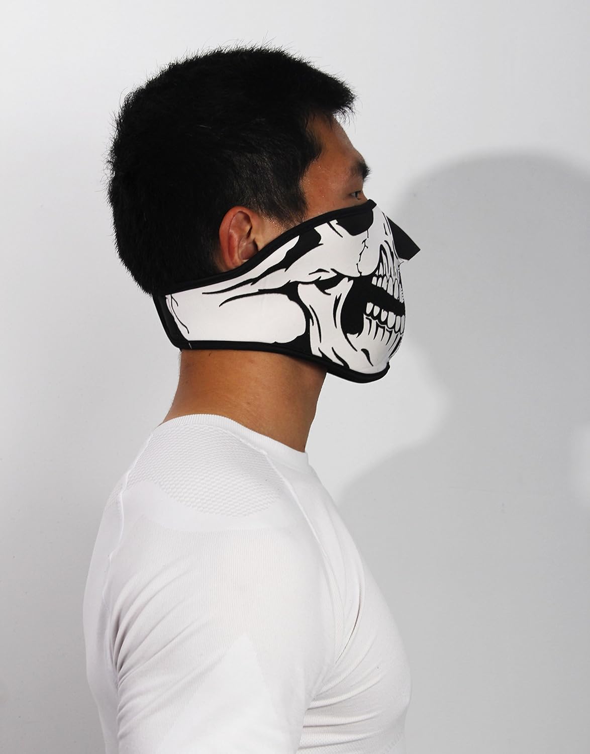 ThreeH Breathable Half Face Mask Skull Reversible Ski Snowboard Neck Warmer FM09 - Image 4