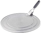 OXO Good Grips Splatter Screen with Folding Handle, 33cm Silver view 1