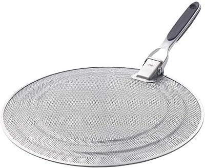 OXO Good Grips Splatter Screen with Folding Handle, 33cm Silver