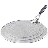 OXO Good Grips Stainless Steel Splatter Screen with Folding Handle | Perforated Stainless Steel, Shields From Splashes &amp; Splatters, Fits Pans Up To 13", Ideal for Frying Bacon, Dishwasher Safe