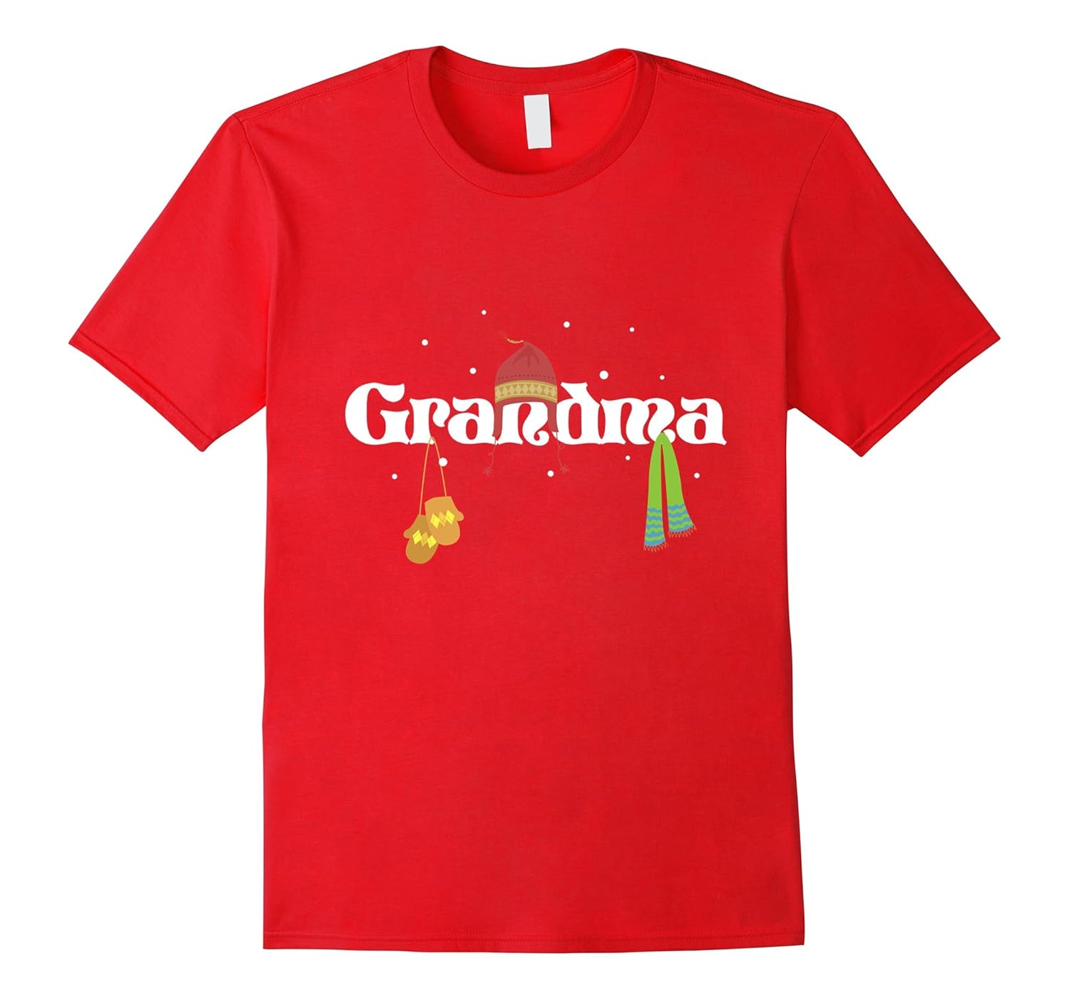 Grandma Christmas T-Shirt Family Matching Holiday PJ Tops-ANZ