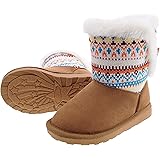 shoeslocker Girls Boots Toddler Little Girls Winter Warm Ankle Boots