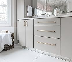 Goo-Ki Champagne Bronze Cabinet Pulls with 4'' Hole