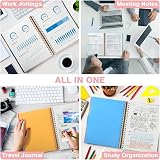 OMEYA Spiral Notebook 8.5 x 11 5 Subject College Ruled 300 Pages view 6