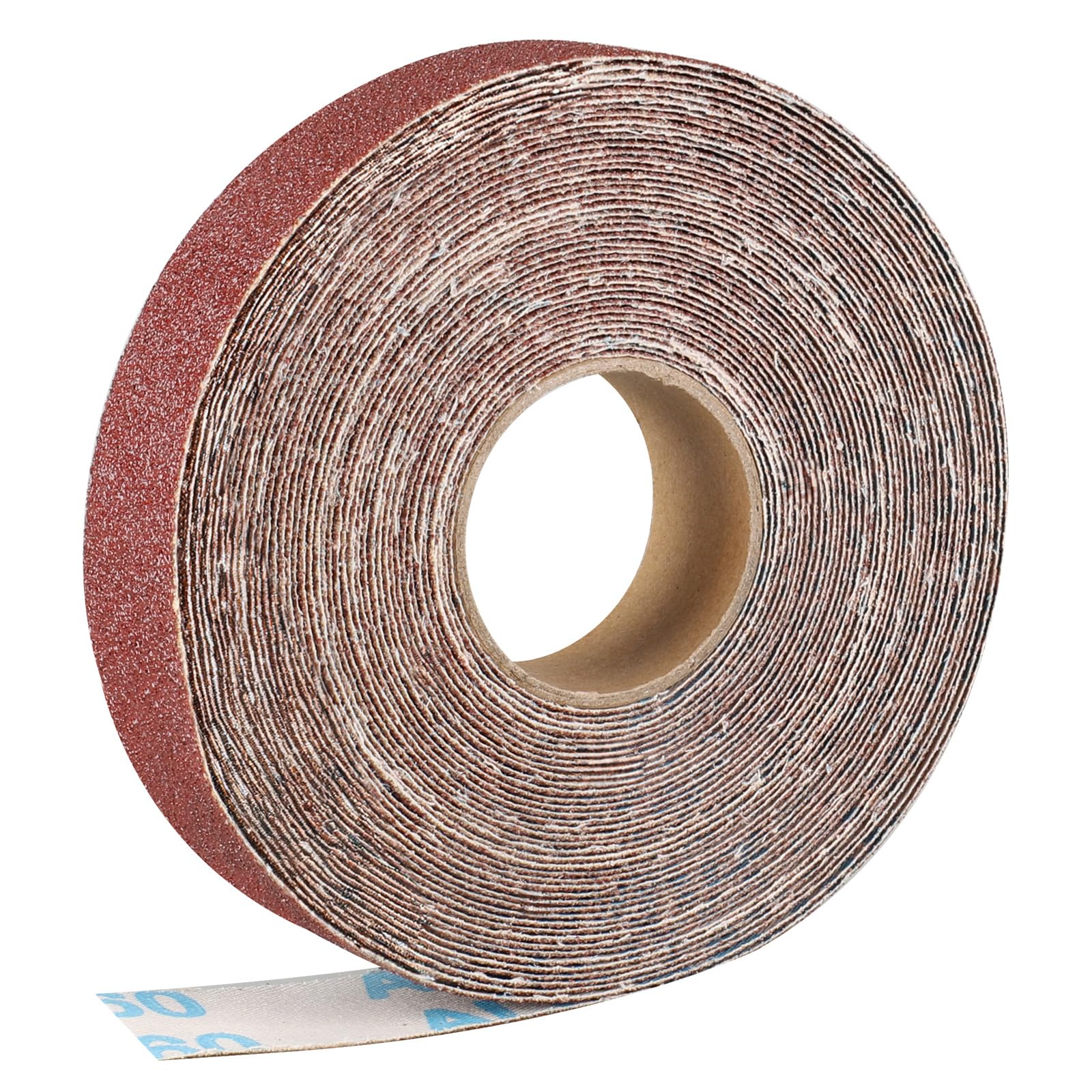 Shineboc sandpaper roll 2.5cmx10m 60 grit aluminum oxide sandpaper, suitable for sanding, wood, furniture finishing, stainless steel and automotive body processing