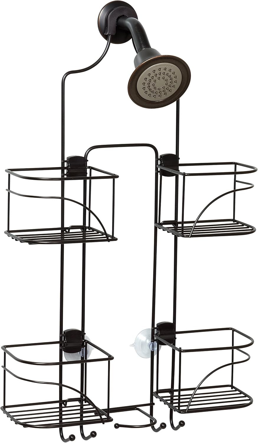 Zenna Home Expandable Over-The-Shower Caddy, Chrome: Home & Kitchen