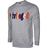 SCREENSHOT APPLIQUE F11966 Premium Fleece Streetwear Chenille EMB Crew Neck Sweatshirt - Classic Fit