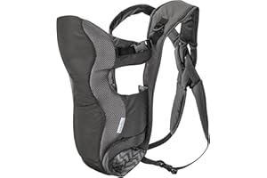 Evenflo Breathable Carrier Gray Chevron, Black, Gray, Teal