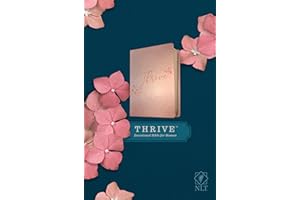 NLT THRIVE Devotional Bible for Women (LeatherLike, Rose Metallic)