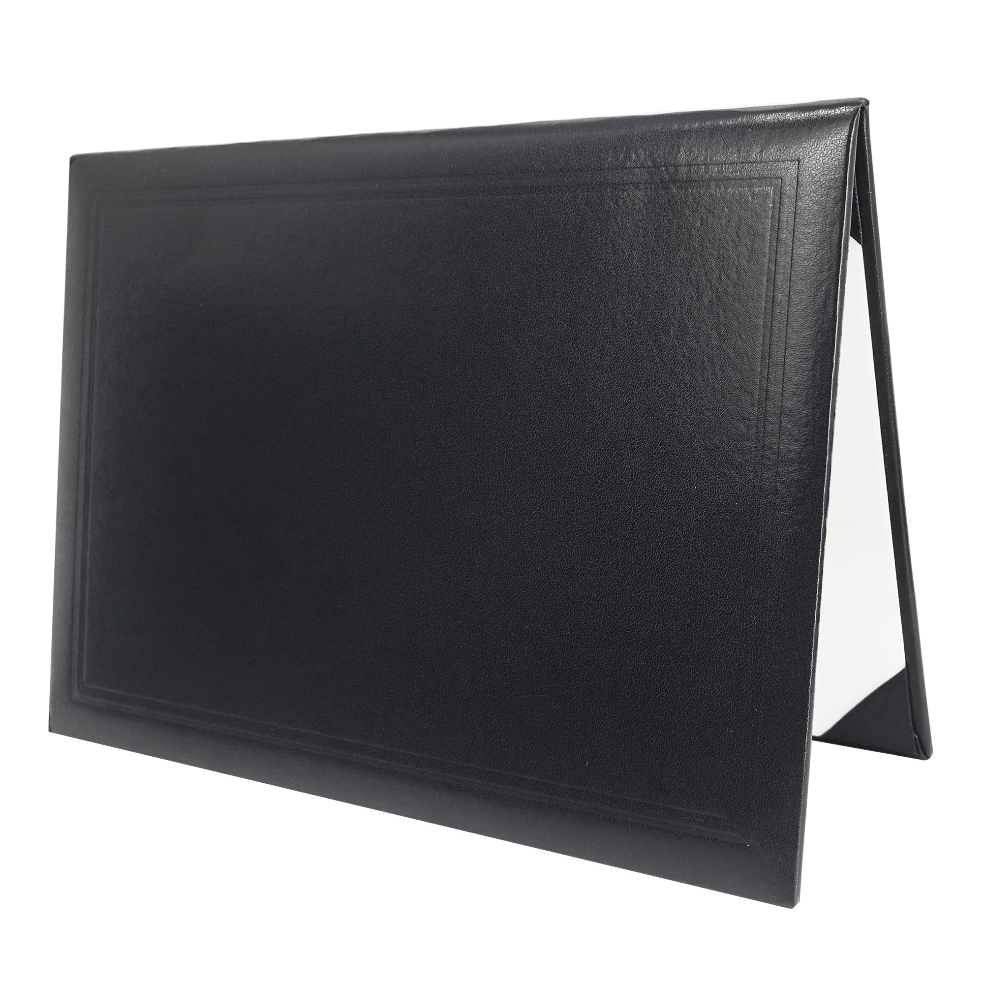 GraduatePro Certificate Holder A4 Diploma Cover Document Padded Graduation University Paper Smooth Black 1pcs
