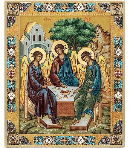 Amazon.com: Needzo Orthodox Holy Trinity Icon Old Testament