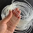 BENECREAT 10 m Plastic Uitbeenrol, 3Mm PP Corset Strips Ronde Witte Webbing Uitbenen Voor Lingerie Beha Naaien Accessoires, Bruids Trouwjurk Diy Benodigdheden