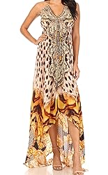 Sakkas 1817 - Lizi Womens Maxi High-Low Halter