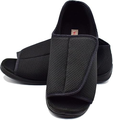 mens diabetic slippers wide width