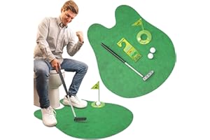 FAIRLY ODD NOVELTIES Potty Putter Toilet Time Golf Game