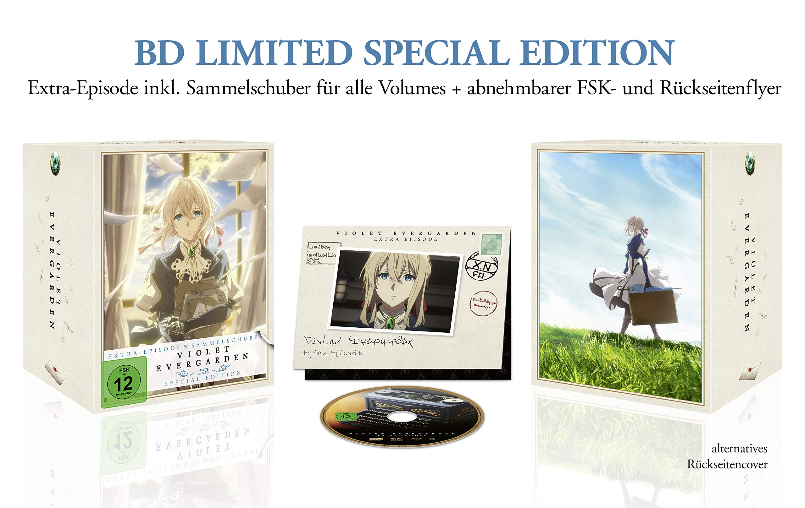 Violet Evergarden Staffel 1 Extra Episode Sammelschuber Limited Special Edition Ishidate Taichi 本 通販 Amazon