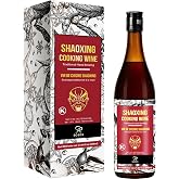Soeos Shaoxing Wine, Chinese Cooking Wine, 21.64 Fl Oz (640 mL), 1 Pack | Naturally Brewed, Rich Umami Flavor, Perfect for St