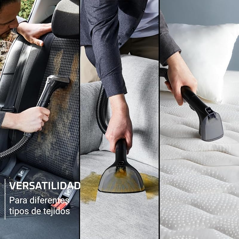 Clean It Compact, Aspiradora tapicerías 400W, 3 Acc, Hasta 11,5 Kpa