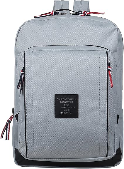 Amazon エンジェルムーン リュック レディース 通勤 キャンバス カジュアル 大きめ 通学 四角型リュック デイパック スクール ファスナー ユニセックス ズレ落ち ズレ 出張 収納簡単 多機能 かばん フォトジェニック インスタ映え シルバーグレー Angelmoon