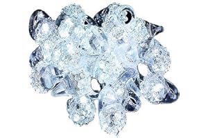 C&H Solutions Shining White Clear LED Flashing Jelly Bumpy Finger Rings (48 Ct)