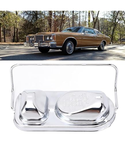 Chrome Master Cylinder Cover For GM 1967-1980 Chevy SBC BBC 350 454 Single Bail Cap