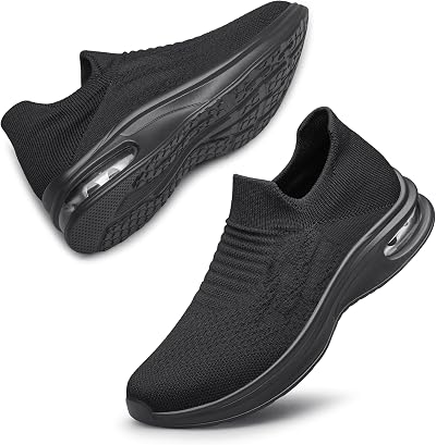Surfing Tree Womens Walking Shoes Non Slip Breathable Slip On Trainers Size 6