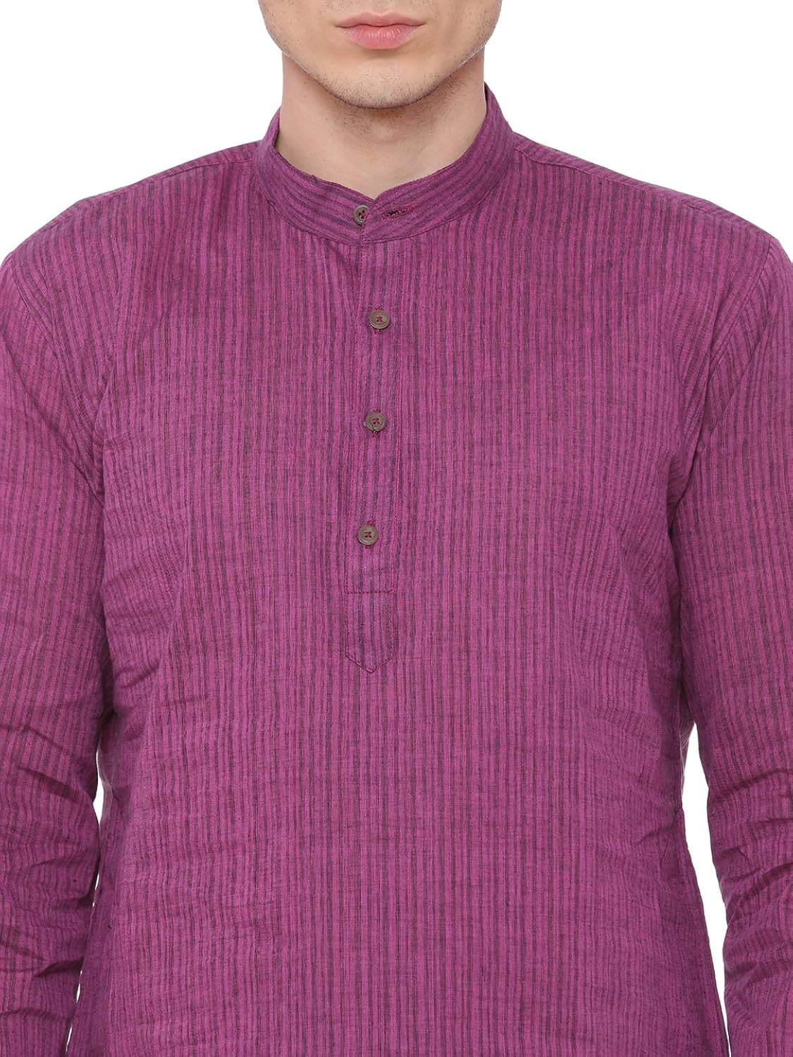 tattva purple pattern short kurta