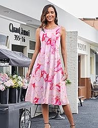 HOTOUCH Summer Casual Tshirt Dresses for Women
