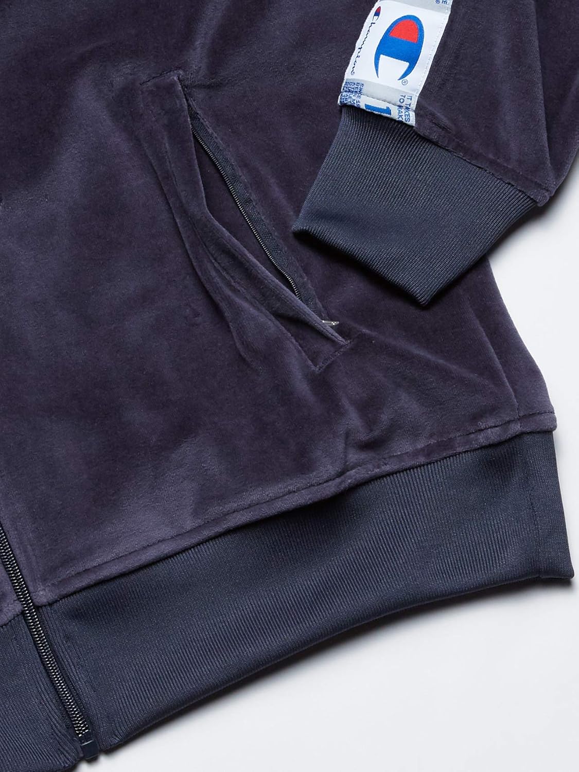 Champion LIFE Men's Velour Track Jacket: Clothing