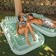 Float Joy Tanning Pool Floats Adult Inflatable Tanning Bed for Backyard Lake Floats Tanning Pool Lounger Sunbathing Pool