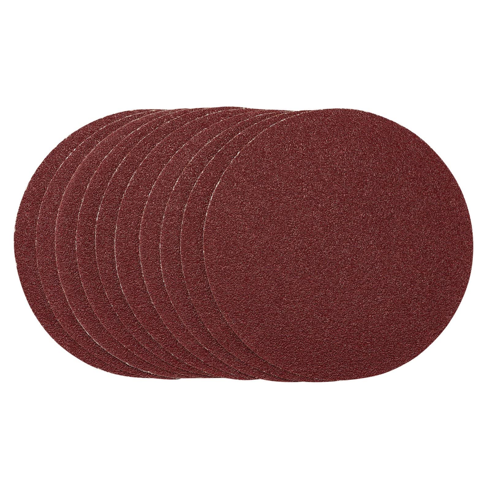 Draper 62991 Sanding Discs, 150mm, 40 Grit, PSA (Pack of 10)