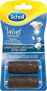 Scholl Velvet Smooth Express Pedi Crystal Diamonds Replacement Rolls 2 view 1