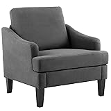 Bezseller Modern Accent Chair, Upholstered Reading
