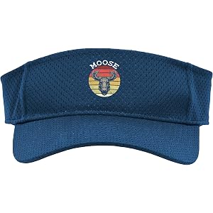 Moose Illustration - Moose Sport Sun Visor