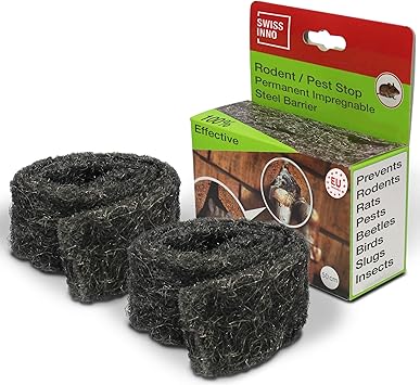 Nagetier-, Schädlings- und Insektenschutz-Stahlwolle - 100%