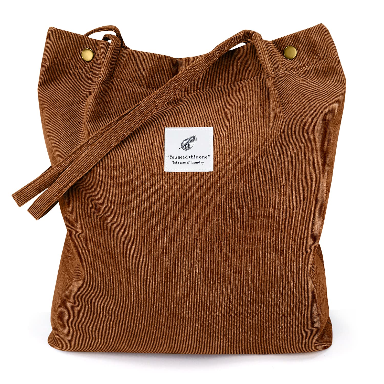 Women Corduroy Tote Bag, Shoulder Purses for Office