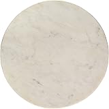 Creative Co-op Marble Cheese/Cutting Board, Small, White
