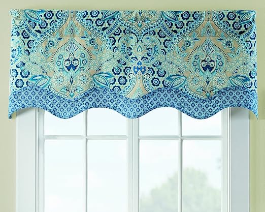 Amazon Com Waverly Valances For Windows Moonlit Shadows 52 X