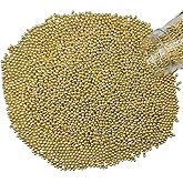 Homankit Gold Nonpareils Sprinkles Cookie Decorations Mini Pearls for Decorating Cake, Baking, Cupcake Toppers, Ice Cream, Donuts 3.88 Ounce