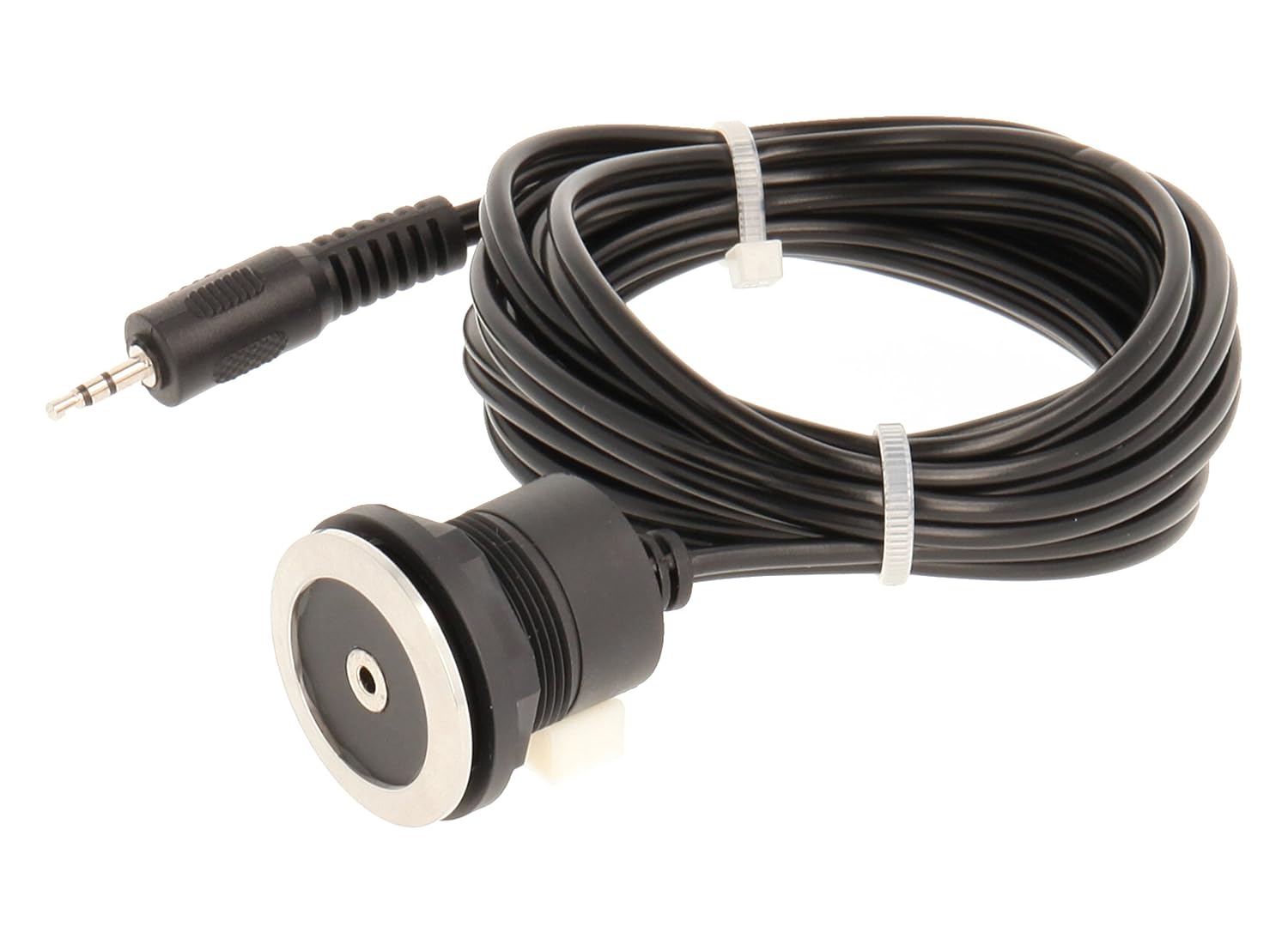 Schlegel 23.001.552 Jack Plug Socket Stainless Steel 1x 2.5 mm 3-Pin Jack Plug Socket 1x Cable Length 200 cm and 2.5 mm Jack Plug