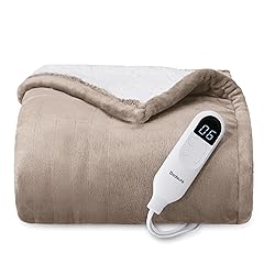 Bedsure Heated Blanket Throw Blanket - Fast Heating